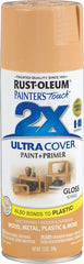 2X Ultra Cover 334037 Spray Paint, Gloss, Khaki, 12 oz, Can