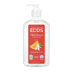 Ecos 9484/6 Hand Soap Clear, Liquid, Clear, Floral, 17 oz, Bottle