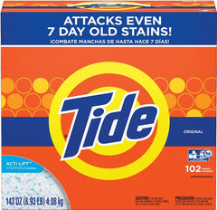 Tide 85006 Laundry Detergent, 8 lb Box, Powder, Original