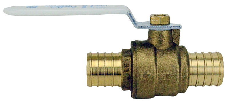 Apollo Valves APXV11 Ball Valve, 1 in Connection, Barb, 200 psi Pressure, Brass Body