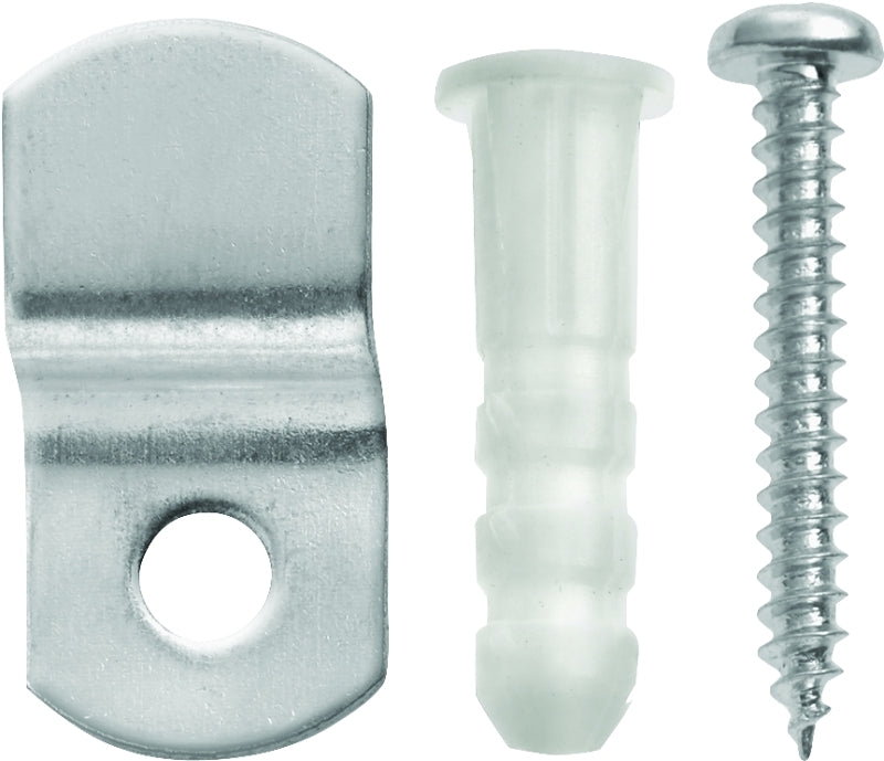 CLIP MIRROR HOLDER METAL 1/4IN