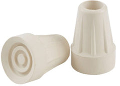 Shepherd Hardware 9742 Crutch Tip, Round, Rubber, Off-White, 7/8 in Dia