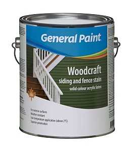 General Paint Woodcraft GE0072054-16 Siding and Fence Stain, Liquid, 1 gal