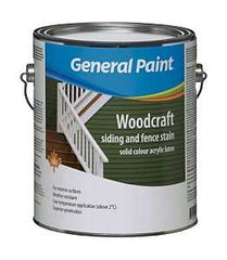General Paint Woodcraft GE0072054-16 Siding and Fence Stain, Liquid, 1 gal