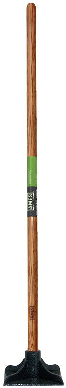 True Temper 2233400 Tamper, 8 in L Blade, 8 in W Blade, Steel Blade, Hardwood Handle