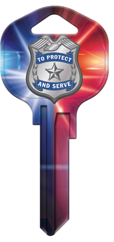 Hy-Ko 15005KW1-POL Key Blank, Brass, Nickel-Plated, For: Kwikset KW1 Keyways