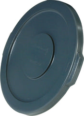 Brute FG265400GRAY Lid, 55 gal, Plastic, Gray, For: Brute #2655 55 gal Refuse Container