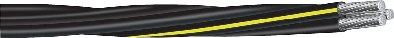 Southwire 4/0 4/0 2/0 URD Building Wire, #4/0 AWG Wire, 3 -Conductor, 500 ft L, Aluminum Conductor, Yellow Sheath