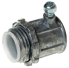 Hubbell SCZI150 EMT Connector, 1-1/2 in Screw, Zinc