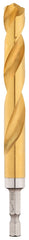 Milwaukee SHOCKWAVE Impact Duty 48-89-4627 Impact-Duty Drill Bit, 15/32 in Dia, 5 in OAL, 1/4 in Dia Shank