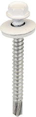 Acorn International SW-MM122W250 Screw, 2 in L, Hex Drive, Self-Drilling Point, Powder-Coated, 250 BAG