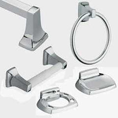 2224 CHROME BAR TOWEL 24IN