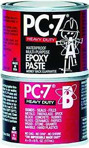 Protective Coating PC-7 0.5LB. Epoxy Adhesive, Gray, Paste, 0.5 lb, Jar