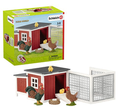 Schleich-S 42421 Chicken Coop Toy, Plastic