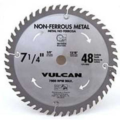 Vulcan 410761OR Circular Saw Blade, 7-1/4 in Dia, 5/8 and 13/16 Diamond in Arbor