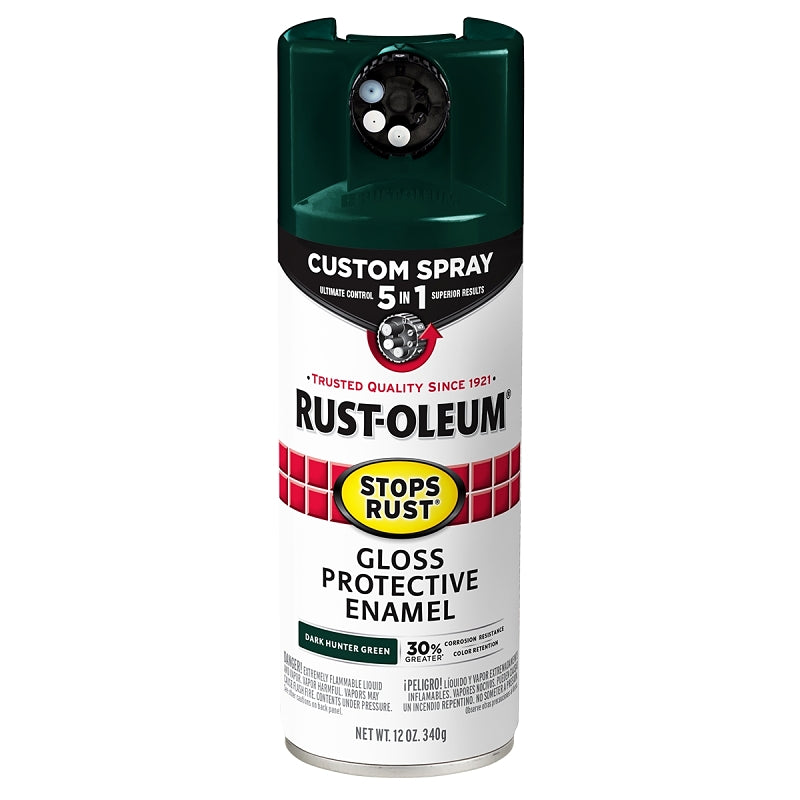 PAINT SPRY GLO DK HNT GRN 12OZ