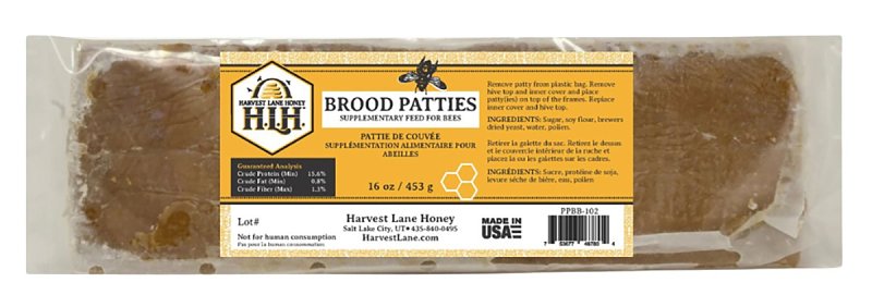 PATTY BROOD FEED BEE SPRNG 1LB
