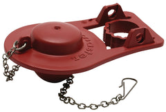 Fluidmaster 504 Toilet Flapper, Red, For: Flush Valves with or without Mount Ears, 3.5 gpf or Larger Flush Toilets