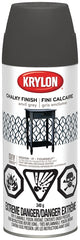 Krylon 441040000 Chalk Spray Paint, Ultra Matte, Anvil Gray, 12 oz, Can