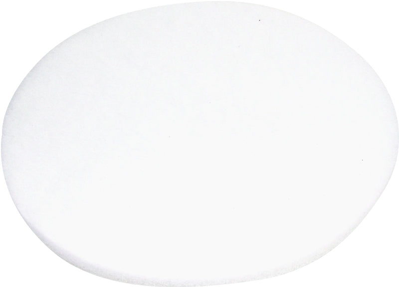 North American Paper 422214 Polishing Pad, White