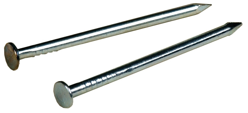 Hillman 122562 Wire Nail, 7/8 in L, Steel, Galvanized, Flat Head, Smooth Shank, 1.75 oz