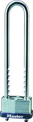 Master Lock 517D Padlock, Keyed Different Key, Adjustable Shackle, 9/32 in Dia Shackle, Steel Shackle, Steel Body