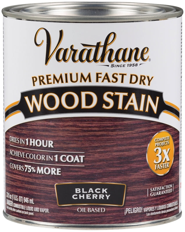 Varathane 262009 Stain, Black Cherry, Liquid, 1 qt, Can