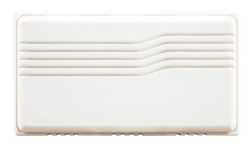 Heath Zenith SL-2796-03 Doorbell with Cover, Ding, Ding-Dong Tone, 90 dB, White