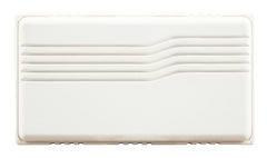 Heath Zenith SL-2796-03 Doorbell with Cover, Ding, Ding-Dong Tone, 90 dB, White