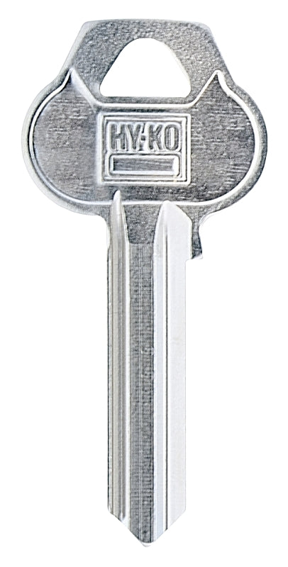 Hy-Ko 11010RU101 Key Blank, Brass, Nickel-Plated, For: Corbin/Russwin RU101 Locks