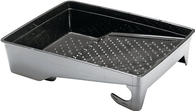 Wooster R404-11 Paint Tray, 14-1/2 in L, 11 in W, 2 qt, Polypropylene, Black