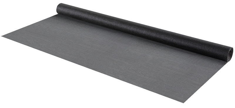 M-D 14154 Screen Mesh, 25 ft L, 4 ft W, Fiberglass, Charcoal