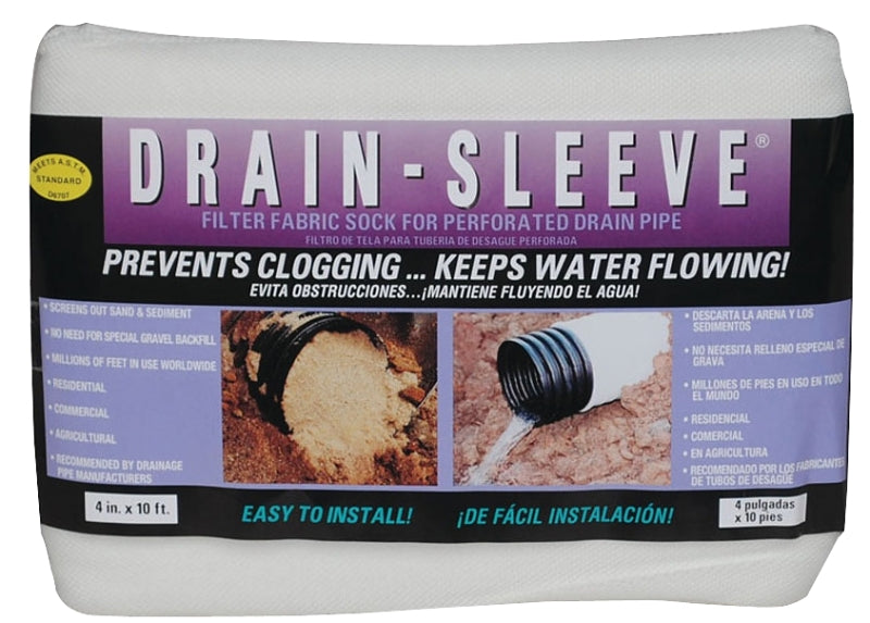 Carriff Corp 04010-24 Drain Sleeve Sock, Fabric