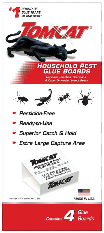 Scotts 4524218 Pest Glue Trap, 4 in W, 10 in H