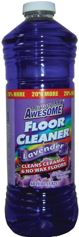 LA's TOTALLY AWESOME 230 Floor Cleaner, 40 oz Bottle, Liquid, Lavender