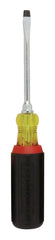 DeWALT DWHT66383 Screwdriver, 1/4 in Drive, Slotted Drive, 4 in L Shank, Vinyl Handle, Comfort-Grip Handle