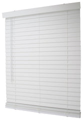 Simple Spaces FWMB-13 Blind, 64 in L, 32 in W, Faux Wood, White