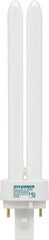 Sylvania 21114 Compact Fluorescent Bulb, 26 W, T4 Lamp, G24D-3 Lamp Base, 1710 Lumens, 3500 K Color Temp