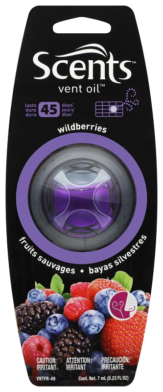 Auto Expressions Vent Fresh VNTFR-49 Air Freshener, Liquid, Wildberry
