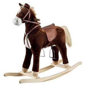 Hometown Holidays 28305 Christmas Rocking Horse with Sound, 42 x 17 x 41 in, Polyester