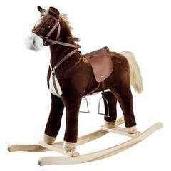 Hometown Holidays 28305 Christmas Rocking Horse with Sound, 42 x 17 x 41 in, Polyester