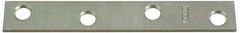 National Hardware N272-732 Mending Brace, 4 in L, 5/8 in W, Steel, Zinc, Screw Mounting