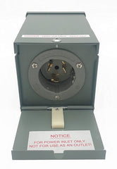 BOX INLET POWER W/COVER 50A