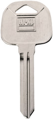 Hy-Ko 11010HY15 Automotive Key Blank, Brass, Nickel, For: Hyundai Vehicle Locks