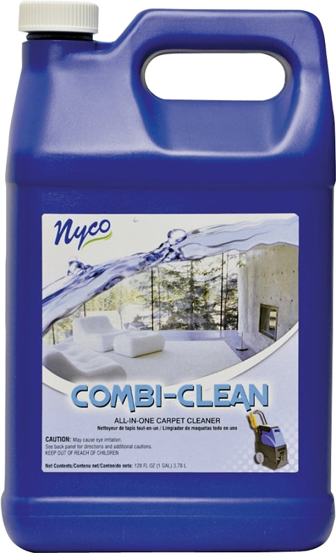nyco NL90361-900104 Carpet Cleaner, 1 gal Bottle, Liquid, Citrus, Yellow