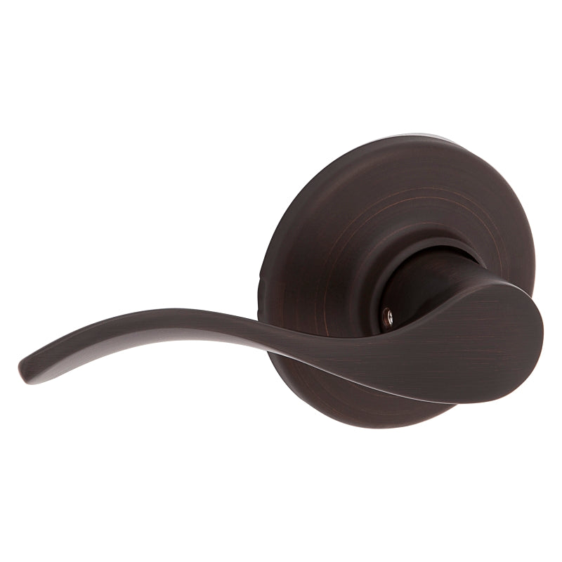 Kwikset 200BL 11P 6AL Passage Door Lever, Venetian Bronze, Zinc, Residential, Reversible Hand, 3 Grade