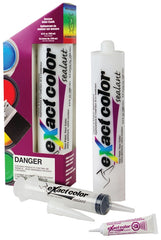 eXact Color 12810 Acrylic Latex Sealant, White, 4 to 5 days Curing, 40 to 90 deg F, 9.5 fl-oz Cartridge