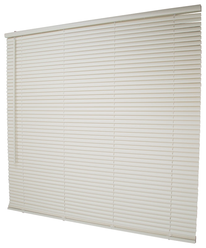 Simple Spaces PVCMB-15AA Blind, 64 in L, 47 in W, Vinyl, Alabaster