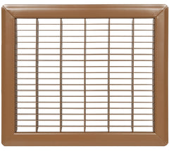 Imperial RG0625 Air Grille, 10 in L, 12 in W, Steel, Brown