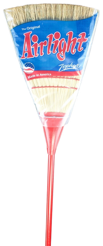 Zephyr Airlight 32150 Broom, Broomcorn Bristle, Wood Handle